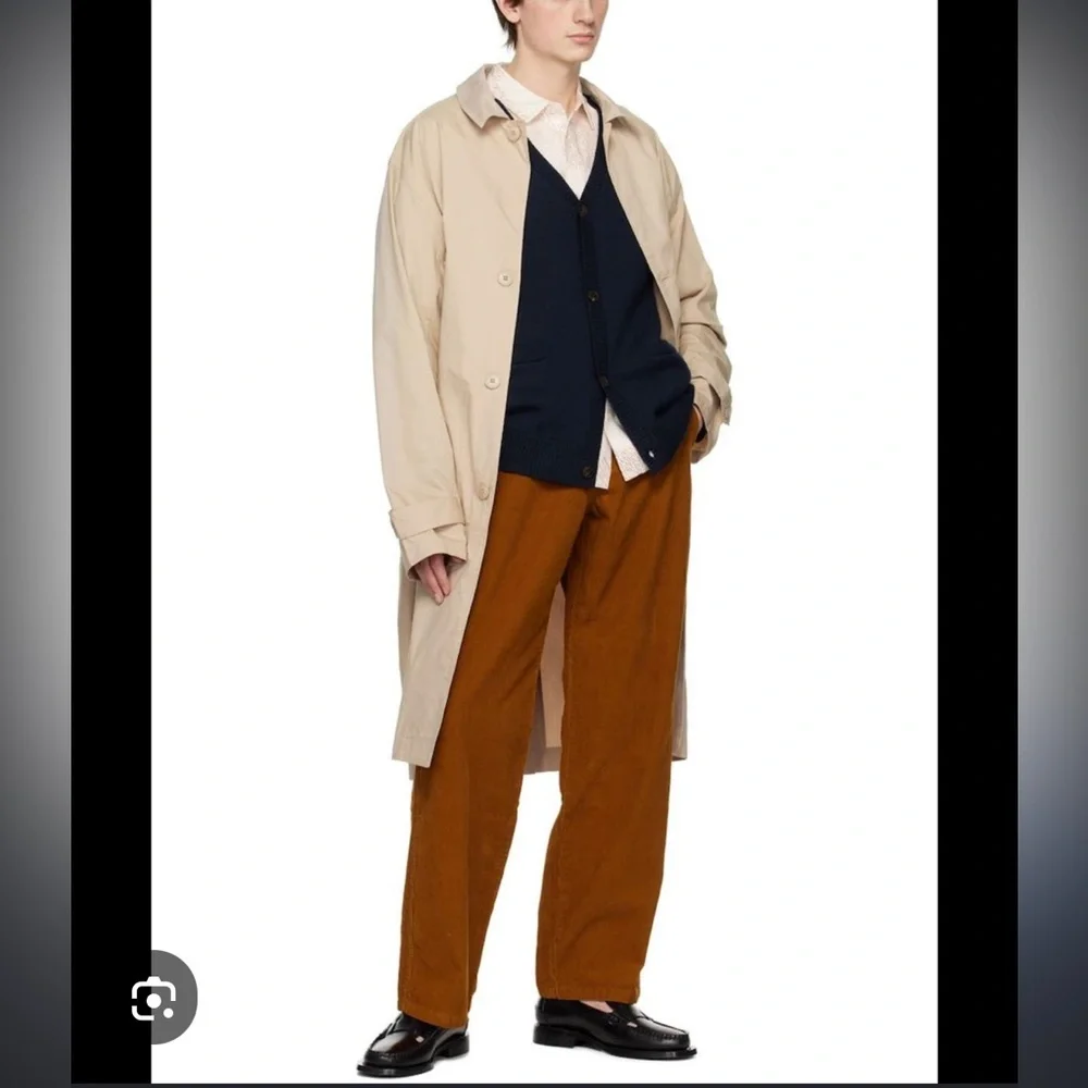 Saturdays Men’s NYC Clyde Classic Khaki Trench Coat XL NWT